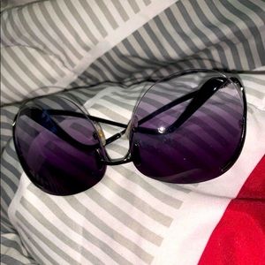 Frameless Surved Legs Sunglasses